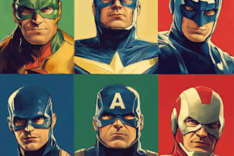 draw comic book art and illustrations