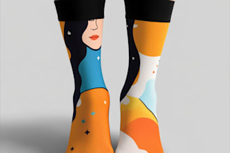 create unique socks design for your brand