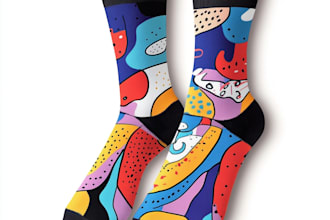 do modern and unique custom socks