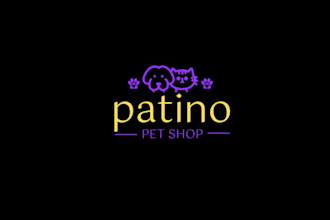 custom pet shop logo design for your business