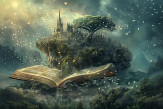 do book cover design, kindle book cover, fantasy book cover