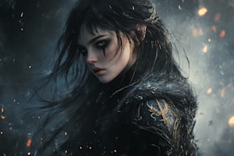 create a dark fantasy character for you