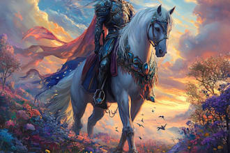 make artwork for fictional fantasy characters