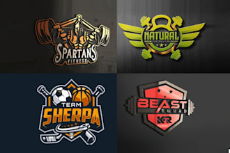 design sports, fitness, health, gym and events logo