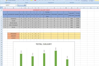 clean, format, merge, split excel data