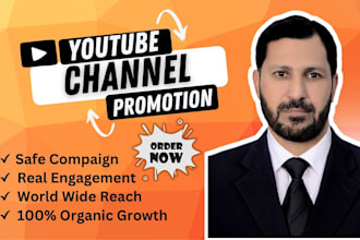do youtube channel promotion for fast ranking