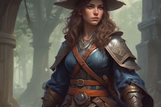 dnd character art and dnd character art