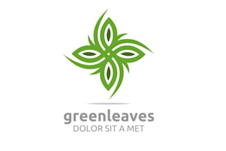 design awesome and gorgeous leaf logo