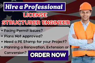 do city permit drawing, structural engineer, floor plan pe stamp, ut, ny, fl, nc