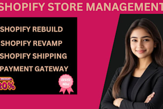 rebuild revamp your shopify store payment gateway integration and shipping setup