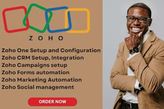 zoho one zoho form zoho campaign zoho marketing automation zoho crm zoho social