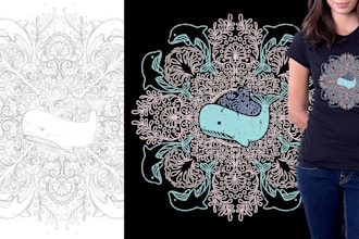 create a unique sacred geometry, mystical, or mandala logo