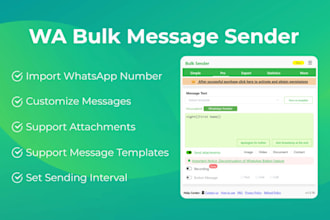 install whatsapp bulk messages sender software on your mobile and PC