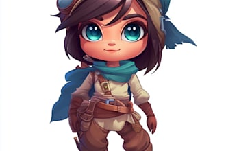 do simple 2d game characters