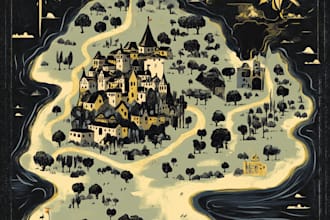 make a fantasy map for you