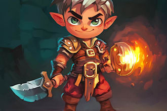 do unique 2d game characters, animations, and nfts