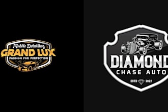 create racing and automotive logo or business card design