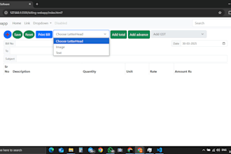 build gst billing software with invoice and print