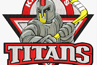 do embroidery digitizing design into dst, pes, jef, emb, pxf, ofm files in 1hour