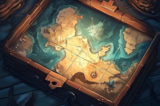 draw awesome detailed fantasy map for dnd and fiction or game