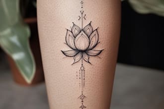 make a awesome old school tattoo style design