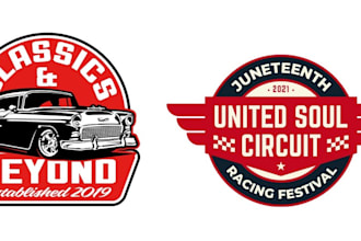 create racing automotive car detailing or  auto repair logo
