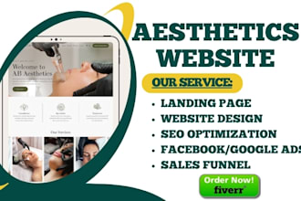 build aesthetics website healthcare website medical spa website healthcare leads