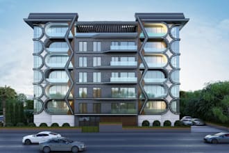 do 3d exterior design, interior design, homes commercial building, city permit