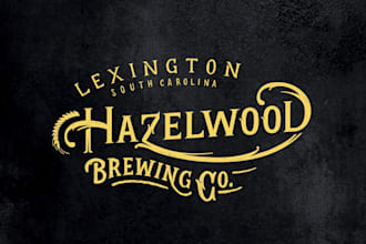 design a minimalist custom brewery beer brand logo