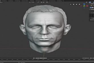 sculpt bobblehead for 3d printing , action figure, 3d model of minatures