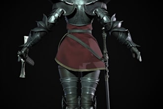 do 3d character modeling 3d game character 3d game assets for unreal engine game