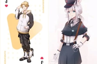 do a anime character ar or anime couple character