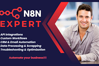 build n8n automation for n8n workflow ai automation api integration make com