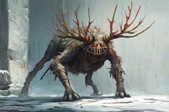 do character and creature art illustration