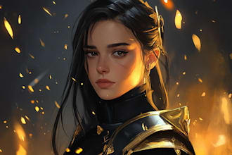 draw d and d character commissions, illustration
