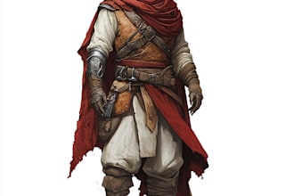 make a amazing dnd party d and d character for you