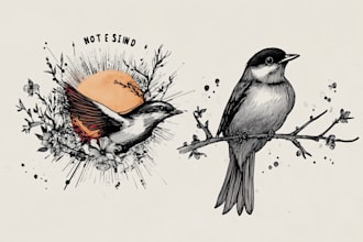 make minimalist line art tattoo with my style