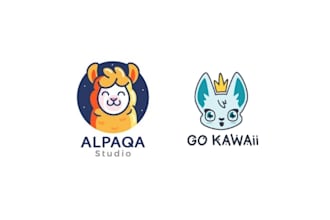 design cute kawaii, chibi doodles, stickers, emotes for you