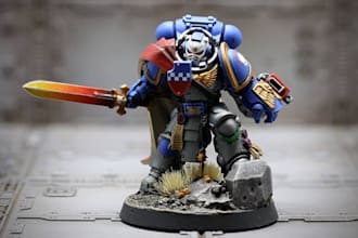 do custom miniature painting warhammer 40k paint figure toy cosplay stl 3d print