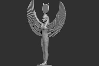do 3d statue character minis, 3d monuments statue, human bust,sculpt, stl files