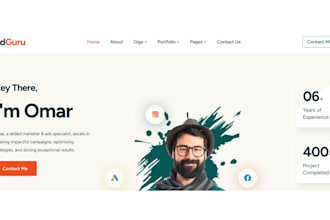 business website personal portfolio website and wordpress portfolio website