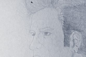 draw you your own pencil comic book character