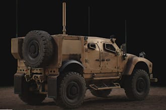 deliver 3d military vehicle,3d automotive car, game asset, truck, armor car,ue5