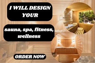do sauna wix wordpress wellness gym spa fitness retreat rental booking website