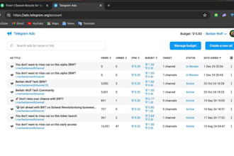 setup approved telegram ads, forex promotion to 40m audience telegram promotion