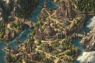 create a custom fantasy map for you