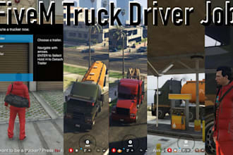 fivem script, fivem qbcore, fivem esx, fivem trailer, fivem logo