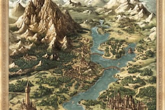 do custom fantasy map for you