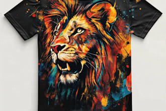 create vintage retro tshirt design for you
