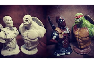 3d printing service 8k resin stl miniature warhammer action figure hand painting